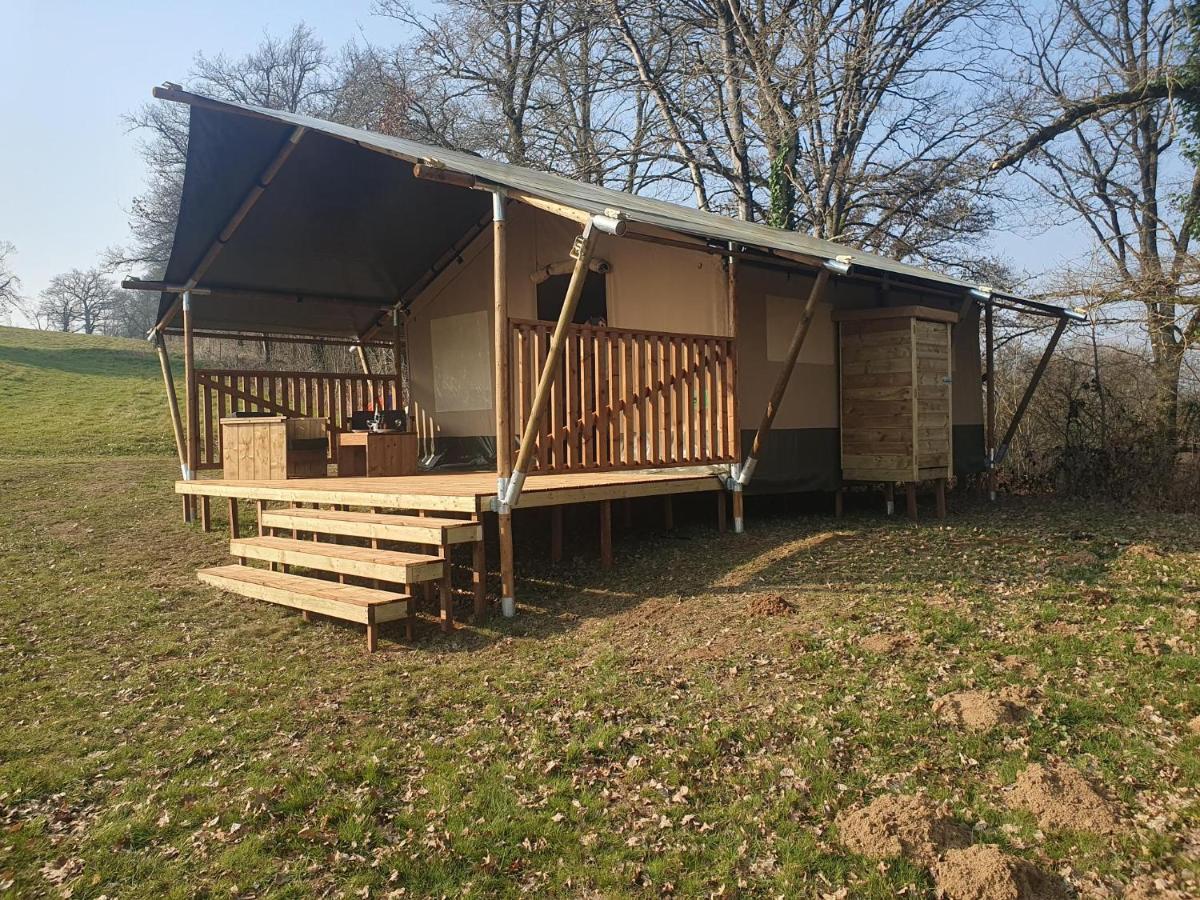 Luxury Safari Tents At Moulin Du Pommier Glamping & Camping Saulgond Esterno foto